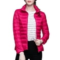thumbnail image 4 of Chaqueta de plumón para mujer Abrigo de talla grande con cuello alto de invierno, 4 of 4