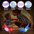 Boxgear 10 Pack Cute LED Light Animal Sensory Fidget Toys Pop Tubes For