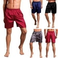 thumbnail image 4 of Men's Sleepwear Satin Underwear Silk Boxers Shorts Nightwear Pyjamas Hot Shorts, 4 of 6