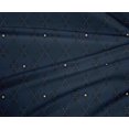 thumbnail image 4 of oneOone Polyester Lycra Navy Blue Fabric Block Craft Projects Decor Fabric Printed By The Yard 56 Inch Wide, 4 of 4