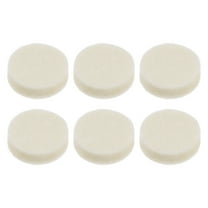 Uxcell 6packs Wool Felt Polishing Pads 1 Inch Buffing Wheel Polish Pad Flocking Back