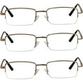 thumbnail image 2 of TruVision Readers 9509 Reading Glasses 1/3 PK, Men and Women +1.00-4.00, 2 of 9