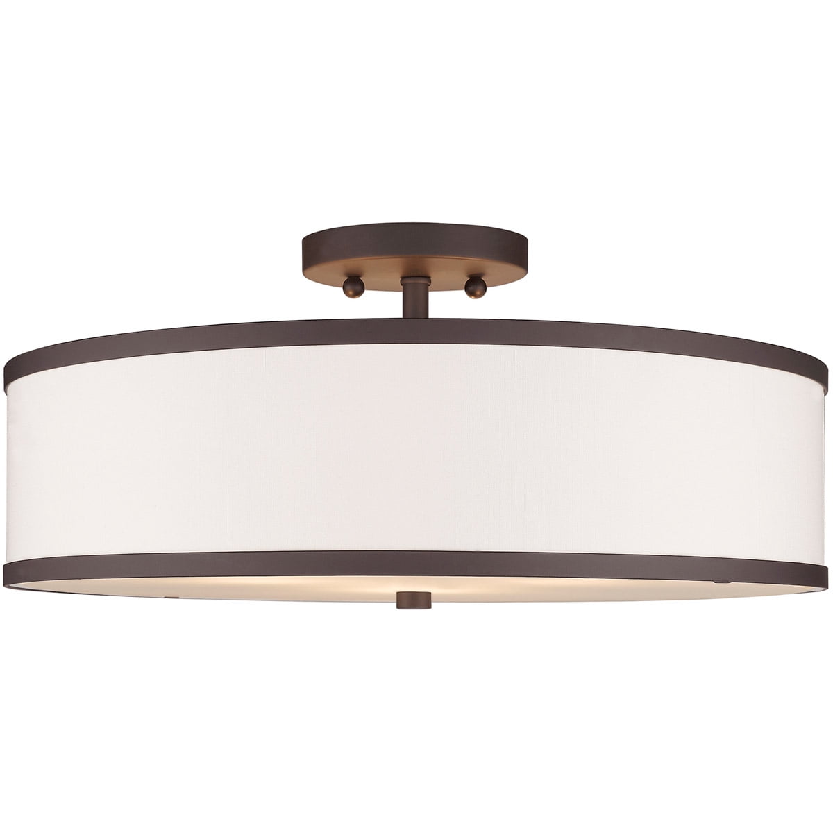 3 Light Bronze Ceiling Light fixture with Steel base material