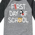 thumbnail image 3 of Disney - First Day Of School Mickey - Toddler & Youth Raglan Graphic T-Shirt, 3 of 5