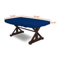thumbnail image 2 of Poker Table Cover 18 Oz Waterproof - 100% Weather Resistant Outdoor Game Table Cover with Elastic at 4 Sides (96" W x 44" D x 8" H, Blue), 2 of 6