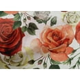 thumbnail image 4 of oneOone Cotton Poplin Orange Fabric Leaves & Rose Floral Sewing Craft Projects Fabric Prints By Yard 42 Inch Wide, 4 of 4