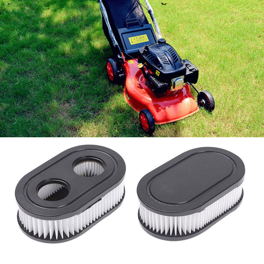 2 Pack Black Air Cleaner Filter Lawn Mower 4247 5432 5432K 09P702 Compatible with Brigg and Straton Air Filter Element MoharWall Air Filter Engine 593260 798452 Series Engine 