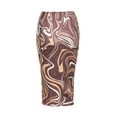 thumbnail image 6 of Qiylii Women Long Skirt High Waist Wrapped Slimming Pencil Skirt, 6 of 9