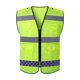 thumbnail image 1 of Chaleco reflectante con cremallera, ropa cómoda, alta visibilidad para correr, senderismo, pasear perros, topógrafo, guardia de , Xl SG, 1 of 8