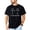 Black Shirt, variant on I've Got Your Back Shirt for Men Funny Stick Figure Graphic Tee for Adults Dark Gray Heather Shirt Adult Large