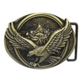 thumbnail image 1 of Men Belt Buckle Eagle Pattern Creative Metal Belt Buckle Belt Accessories, 1 of 4