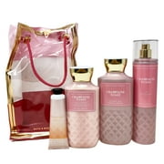 Bath & Body Works Champagne Toast Gift Bag Set - Fine Fragrance Mist, Shower Gel, Body Lotion, Shea Butter Hand Cream