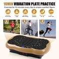 thumbnail image 3 of Máquina de ejercicio con plataforma vibratoria Pofart con bandas de resistencia, 3 of 7