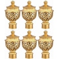 thumbnail image 1 of Cabilock 6 Pcs Embouts Décoratifs pour Tringle à Rideaux, 1 of 8