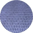 thumbnail image 1 of Ahgly Company Indoor Round Patterned Deep Periwinkle Purple Area Rugs, 7' Round, 1 of 6