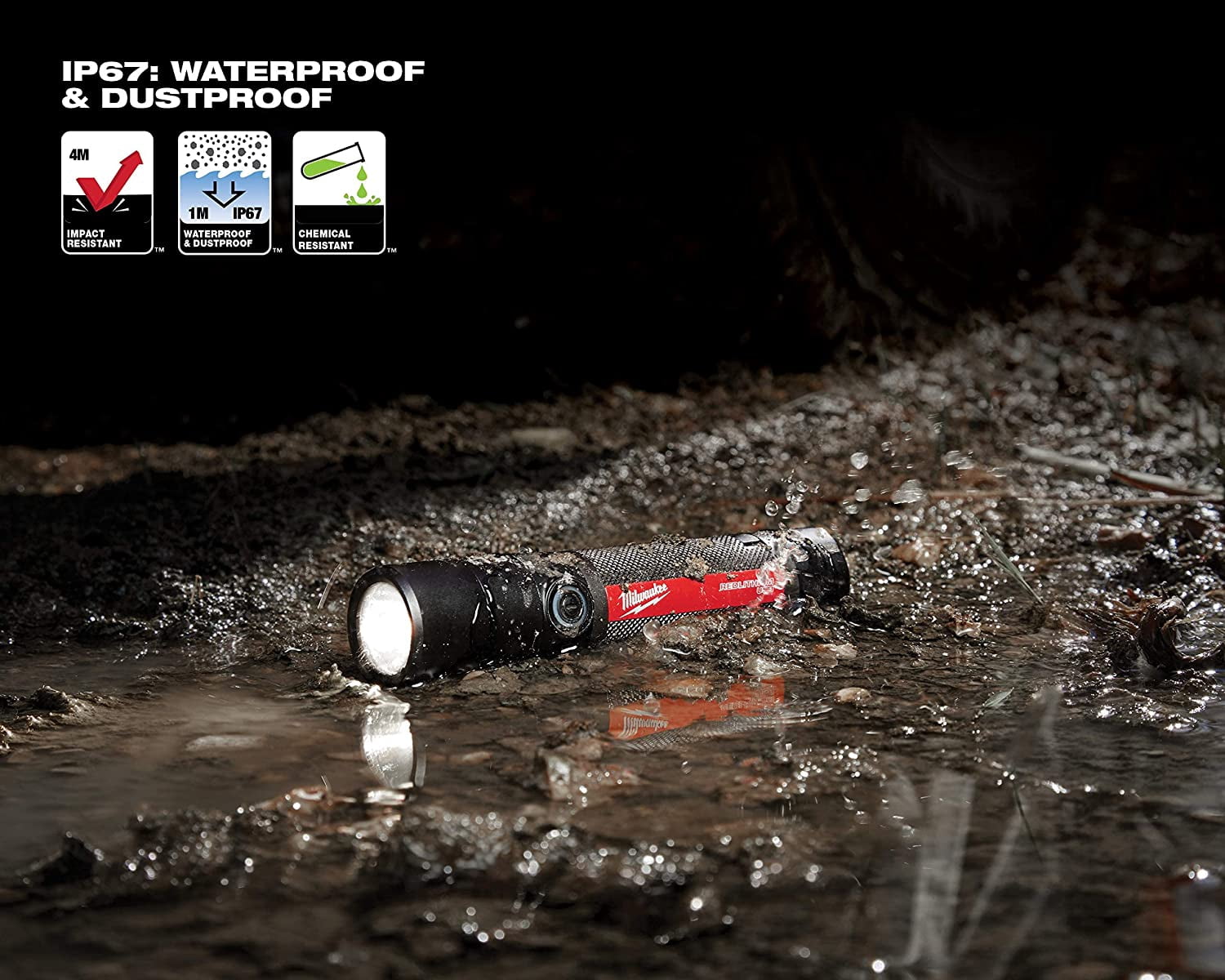 Milwaukee LED 800 Lumens HP Fixed Focus Flashlight