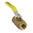 thumbnail image 2 of IPS Full Port Brass Ball Valve NPT Female, CSA Approved, Lever Handle, 600 WOG, Lead Free, Threaded, 2 of 3