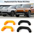 thumbnail image 4 of Graflsoa Yellow Silicone Tow Hook Covers for Rivian R1T/R1S - Set of 2, Durable Replacement Accessories, 4 of 6