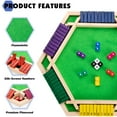thumbnail image 3 of Tablero de madera Shut The Box Game Fowreny para 2 a 6 jugadores, 3 of 6