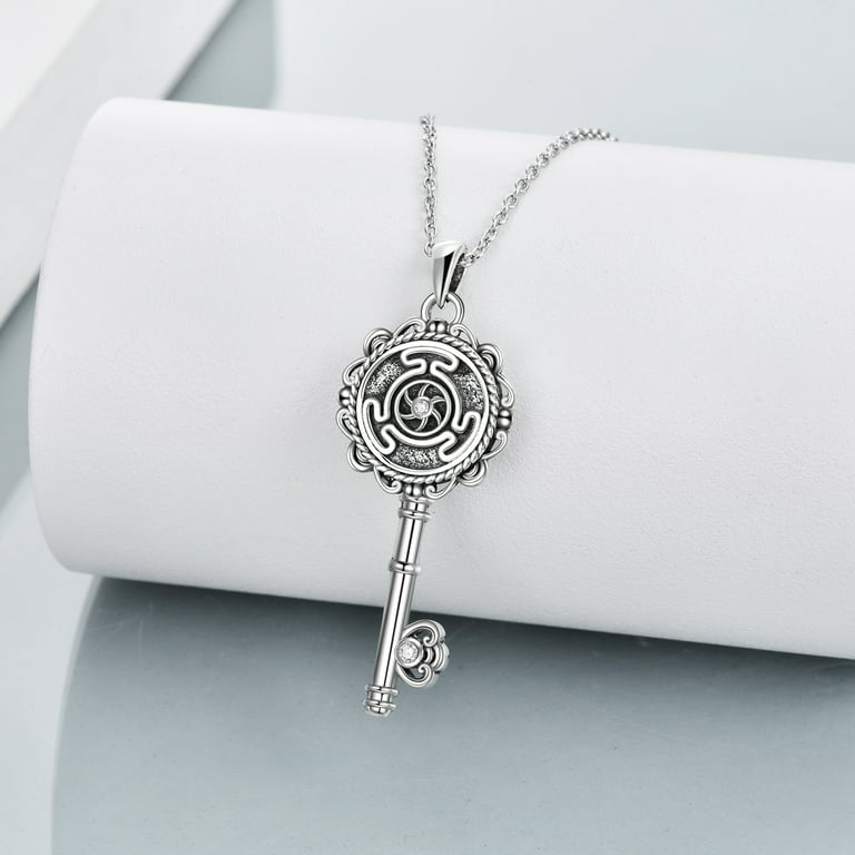 Wheel of Hecate Key Necklace