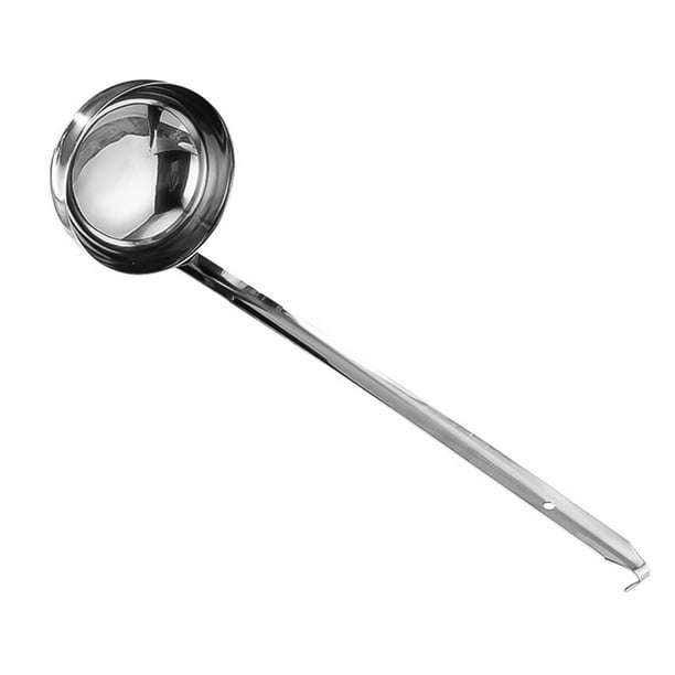 1pc Stainless Steel Spoon Long Handle Ounce Spoon Pouring Hook