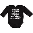 thumbnail image 3 of Inktastic I Want To Grow up To Be a Mechanic Like My Daddy Boys or Girls Long Sleeve Baby Bodysuit, 3 of 5
