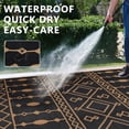 thumbnail image 6 of Danolapsi Waterproof Outdoor Rug,8x10ft Plastic Straw Rug for RV Camping,Large Floor Mat and Rug for Outdoors,Outside Carpet,Outside Outdoor Area Rug for Rv,Deck,Camper,Picnic, 6 of 6