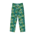 thumbnail image 4 of Xecao Jungle Leopard Men's Straight Lounge Pajama Pants: The Ultimate in Comfortable Sleepwear, 4 of 9