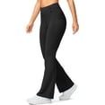 thumbnail image 2 of OIUUAK Women's Fleece Lined Flare Winter Warm Thick Leggings, Fleece Leggings, Fleece Lined Yoga Pants Women, Womens Flare Leggings, 2 of 5