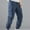 Navy, variant on Casual Pants for Mens Elastic Waist Plus Size Fashion Drawstring Elastic Waist Solid Color Casual Length Pants 50% off