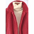 thumbnail image 7 of Karight Women's Winter Faux Fur Coats Long Sleeve Lapel Button Down Pockets Fleece Sherpa Jacket Casual Trendy Outerwear, 7 of 7