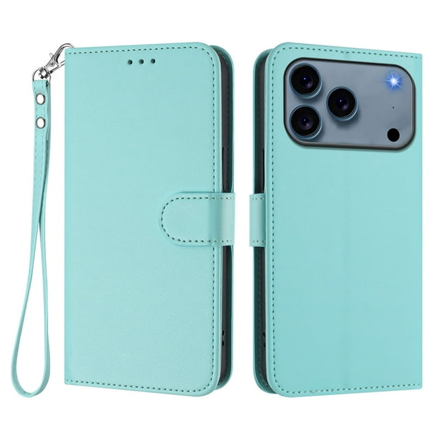 Funda Cartera GANGXUN para iPhone 17 Pro – Cierre Magnético, Protección RFID, Correa Desmontable, Compatible con Carga Inalámbrica