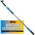 thumbnail image 1 of Boat Hooks for Docking Telescoping Boat Hook Pole Push Pole for Boat Docking Stick Boat Hook Adapters Screw End 3/4" Thread Boating Accessories Marine Push Dock Stick Pontoon (Hook & Pole), 1 of 4