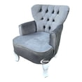 thumbnail image 3 of Sillon Vintage Individual Terciopelo Silver, 3 of 3