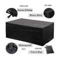 thumbnail image 5 of Garden Furniture Cover, Garden Furniture Cover, AGILITY Oxford Rectangular Living Room Table Cover for Garden Furniture UV Protection (Black)-325*208*58CM, 5 of 5