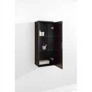 Angle View: Virtu USA Burrell 13.8'' W x 39.4'' H Wall Mounted Cabinet