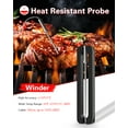 BFOUR Bluetooth BBQ Grill Thermometer, Digital Wireless Meat Probe for