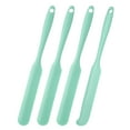 thumbnail image 1 of 4Pcs Espátula de Silicona para Tarros, Espátula Resistente al Calor para Mermeladas, Herramientas para Tarros, Botellas, Cocina, Hornear y Mezclar (Verde Claro), 1 of 7