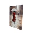 thumbnail image 1 of Quiet walk in the rain - Toile 24"x36 Pouces - Impression à la Demande, 1 of 5