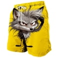 thumbnail image 4 of Pantalones Elásticos de la Cintura de la Playa de Ocio de Verano de los Hombres con Cordón Ajustable, Bolsillo Oculto, Poliéster Ligero para el Uso Casual, 4 of 5