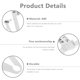 thumbnail image 4 of Calibrador de pliegues cutáneos de 2 piezas para hombres y mujeres, analizador de grasa corporal para medir, 4 of 8