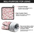 thumbnail image 7 of Shih Tzu Dogs and Flowers Kitchen Oven Mitt and Pot Holder Sets 4 Pcs for Baking, Cooking and Grilling, Heat Resistant Up To 392 °F, 7 of 7