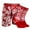 Red, variant on 2UNDR Men's Swing Shift Boxer Brief- Groove Sock Pack (Aloha, Small)