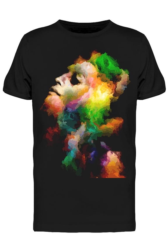 Abstract Portrait Female T-Shirt Men -Image by Shutterstock, Male Large