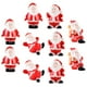 thumbnail image 1 of 10 figuras de muñeco de nieve en miniatura de Navidad. Figuras navideñas en miniatura. Decoraciones navideñas en miniatura., 1 of 8