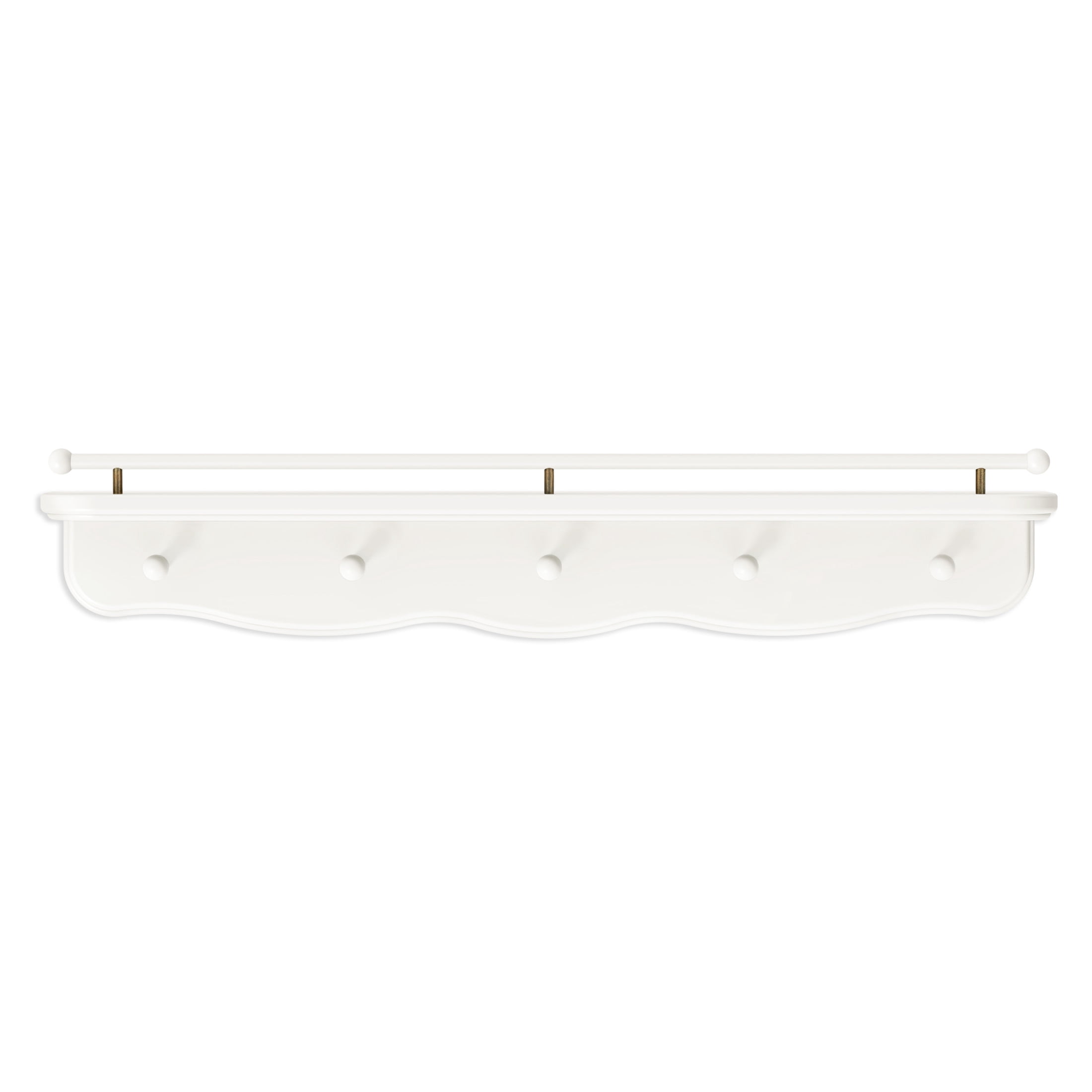 Namesake Kids Liberty 31" Wall Shelf with Hooks