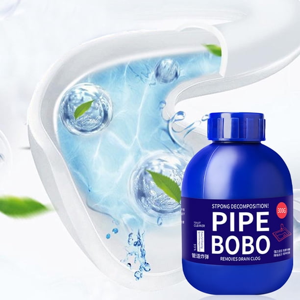 Desatascador de tuberías, desodorante, limpiador de alta resistencia para fregaderos de cocina, lavadoras, inodoros y desagües de suelo.