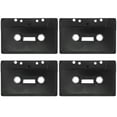 thumbnail image 4 of 4pcs Blank Cassette Tape Recording Blank Audio Tape Classical Black Empty Cassette Tape, 4 of 9