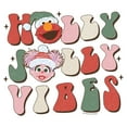 thumbnail image 2 of Men's Sesame Street Holly Jolly Vibes  Graphic T-Shirt, 2 of 5
