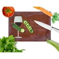 thumbnail image 2 of Caroline's Treasures The best wines are the ones we drink with friends Glass Cutting Board Large Size, 2 of 2